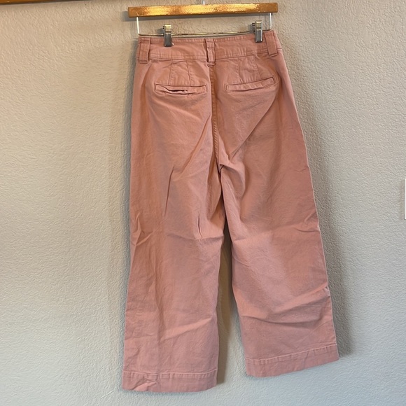 A New Day Salmon Pink Wide Leg Cropped Pant size 4 - Picture 8 of 12